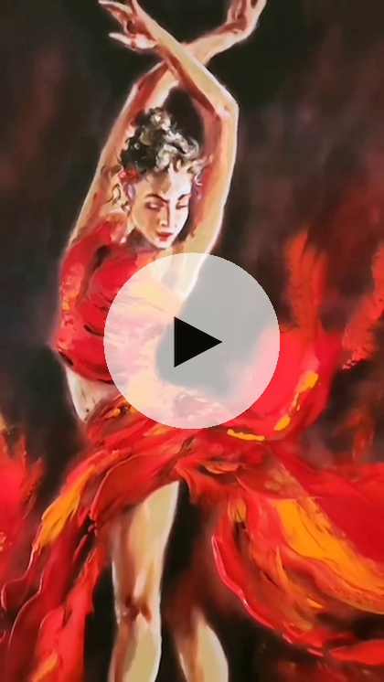 ArteDiAlina.com painting: Latin Passion